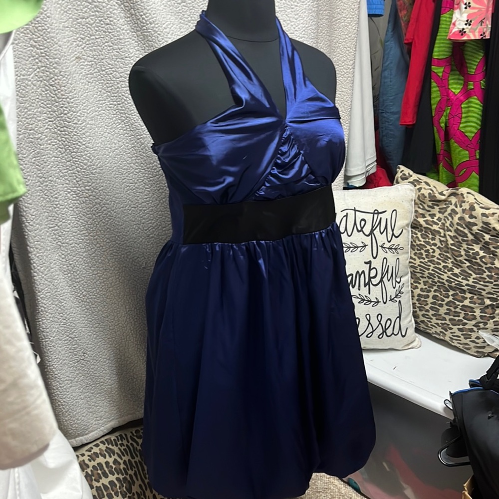 Blue semi formal, party dress, homecoming dress